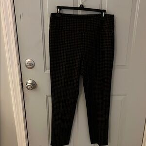 Zac & Rachel Chic Black Patterned Pants